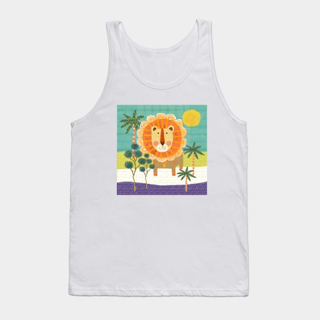 Serengeti Lion Tank Top by tfinn